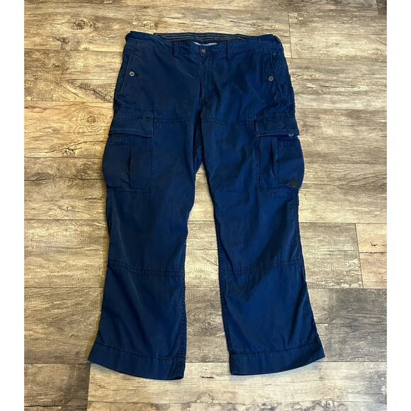 Polo Ralph Lauren Men’s 40 x 30 Paratrooper Cargo Military Pants Navy Blue - Picture 16 of 16